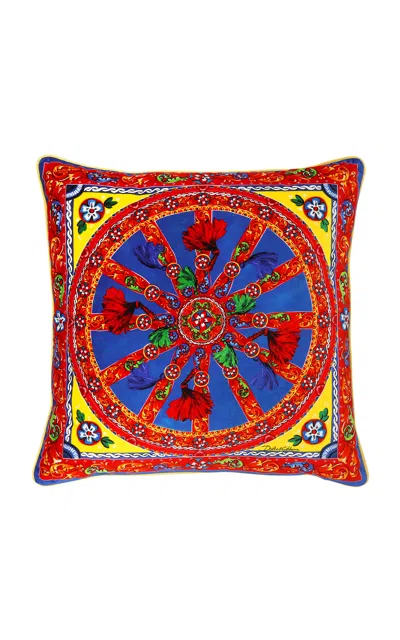 Dolce & Gabbana - Carretto Velvet Cushion - Multi