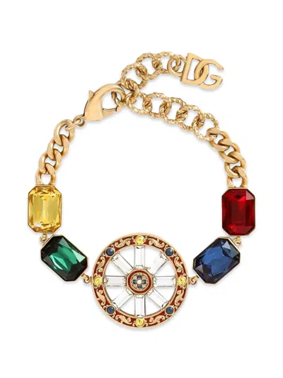 Dolce & Gabbana Carretto Wheel Bracelet In Gold