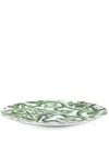 Dolce & Gabbana Casa Archive-print Charger Plate In Green