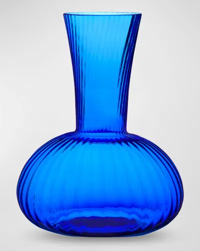 Dolce & Gabbana Casa Carretto Murano Glass Decanter In Blue