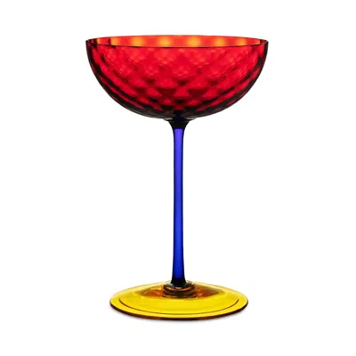 Dolce & Gabbana Casa Champagne Wine Glass In Multi