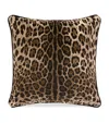Dolce & Gabbana Casa Cotton Leopard Cushion