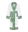 Dolce & Gabbana Casa Cotton Terry Printed Bathrobe