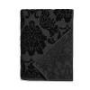 Dolce & Gabbana Casa Dg Logo Jacquard Beach Towel In Black