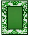 Dolce & Gabbana Casa Lackierter Bilderrahmen In Green