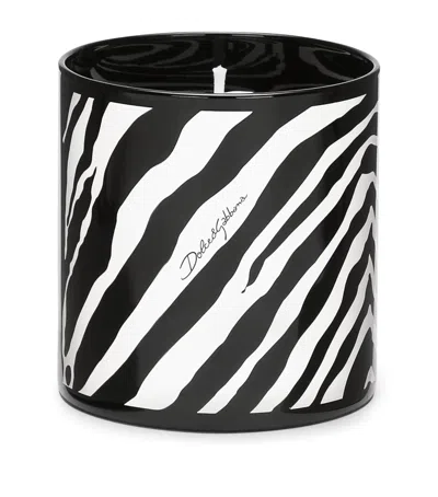 Dolce & Gabbana Casa Lychee And Mulberry Candle In Black