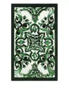 Dolce & Gabbana Casa Maiolica-patterned Beach Towel In Multi