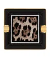 Dolce & Gabbana Casa Porcelain Leopard Ashtray In Multi