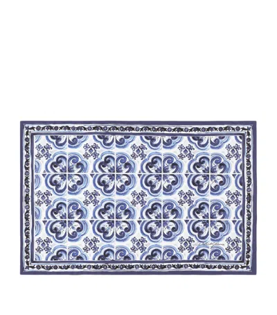 Dolce & Gabbana Casa Set Of 2 Cotton Majolica Pillowcases In Blue