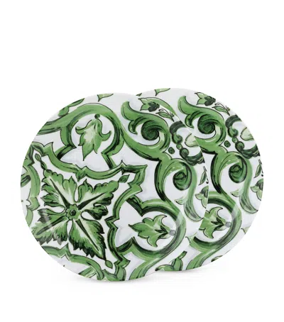 Dolce & Gabbana Casa Set Of 2 Dinner Plates
