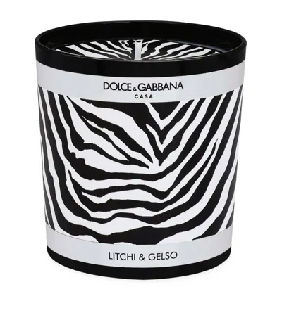 Dolce & Gabbana Casa Tcc087tcag61-candle In Blue