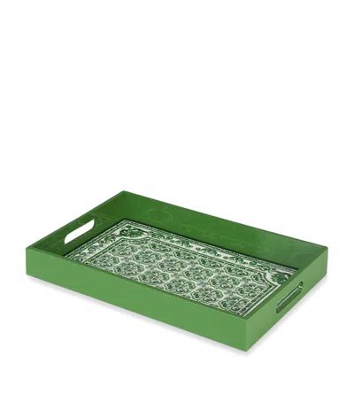 Dolce & Gabbana Casa Wood Majolica Tray