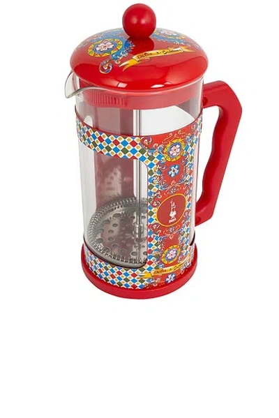 Dolce & Gabbana Casa X Bialetti French Coffee Press In Medium Red