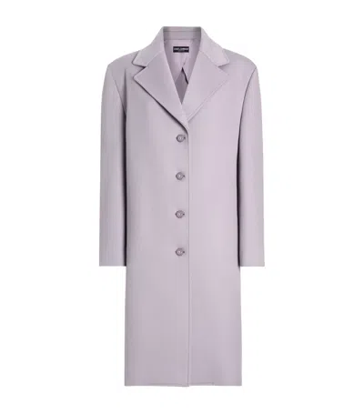 DOLCE & GABBANA CASHMERE BAIZE OVERCOAT
