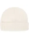 Dolce & Gabbana Cashmere Hat With Dg Logo Embroidery In White