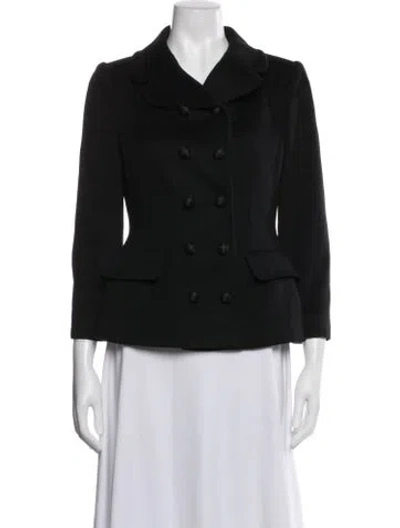 Pre-owned Dolce & Gabbana Cashmere Blazer In Black