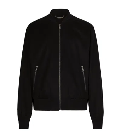DOLCE & GABBANA CASHMERE BOMBER JACKET