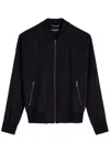 Dolce & Gabbana Cashmere Bomber Jacket In Navy
