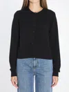 Dolce & Gabbana Cashmere Cardigan In Black