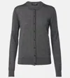 Dolce & Gabbana Button-front Cardigan In Gray
