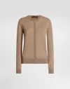 Dolce & Gabbana Button-front Cardigan Made Of Cashmere In Multi