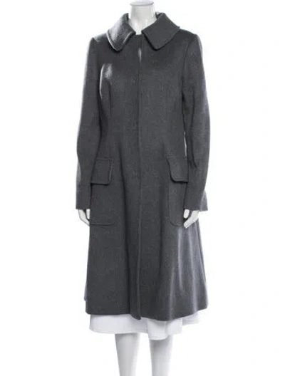 Pre-owned Dolce & Gabbana Cashmere Coat In Grey