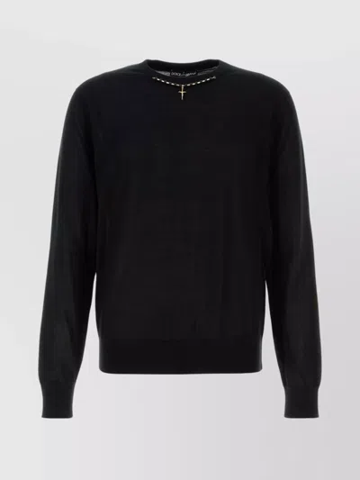 Dolce & Gabbana Cashmere Crew Neck Sweater