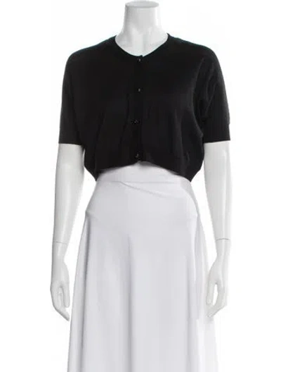 Pre-owned Dolce & Gabbana Cashmere Crew Neck Sweater In Black