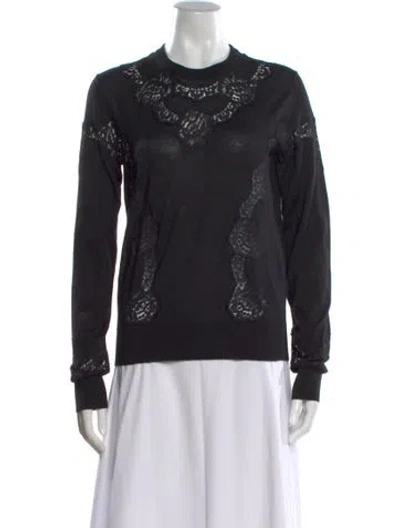 Pre-owned Dolce & Gabbana Cashmere Crew Neck Sweater In Black