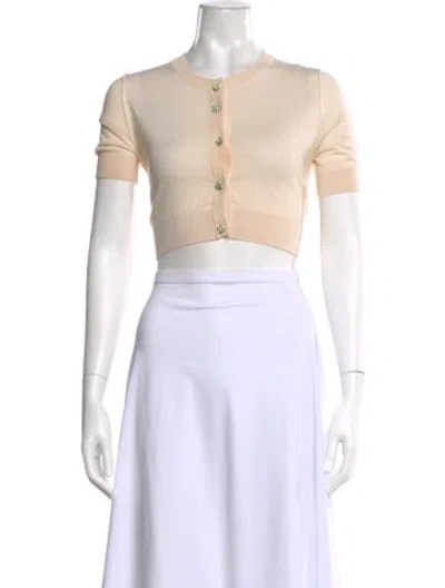 Pre-owned Dolce & Gabbana Cashmere Crew Neck Sweater In Neutral