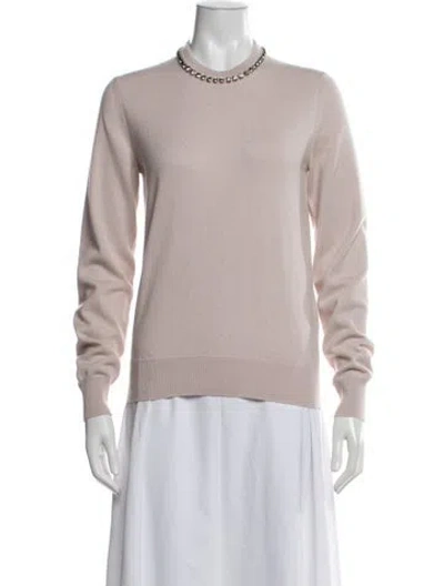 Pre-owned Dolce & Gabbana Cashmere Crew Neck Sweater W/ Tags In Purple