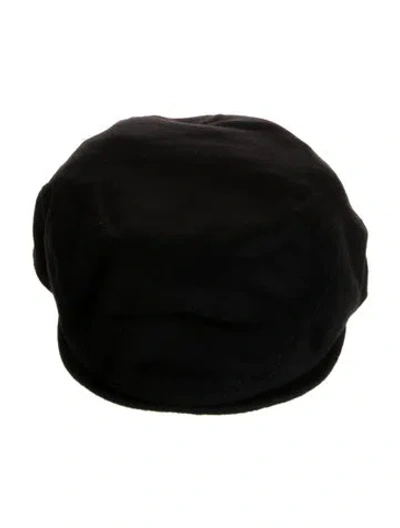 Pre-owned Dolce & Gabbana Cashmere Flat Cap In Black