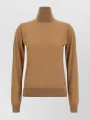 Dolce & Gabbana Cashmere Turtleneck Sweater Sweaters And Cardigans Beige In Brown