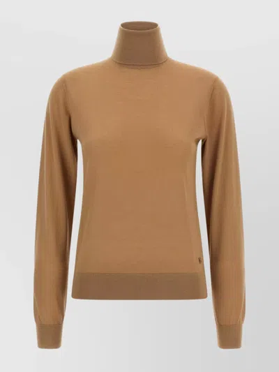 DOLCE & GABBANA CASHMERE HIGH NECK KNIT SWEATER