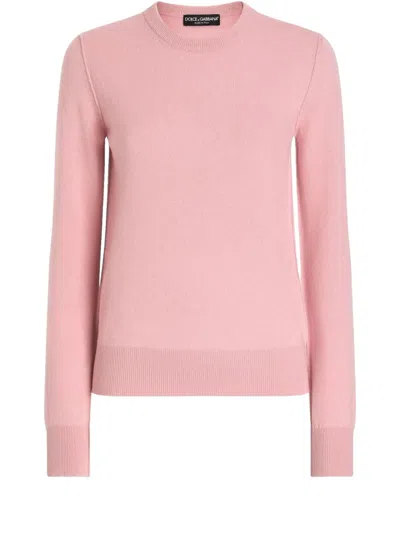 Dolce & Gabbana Cashmere Jumper In Pink