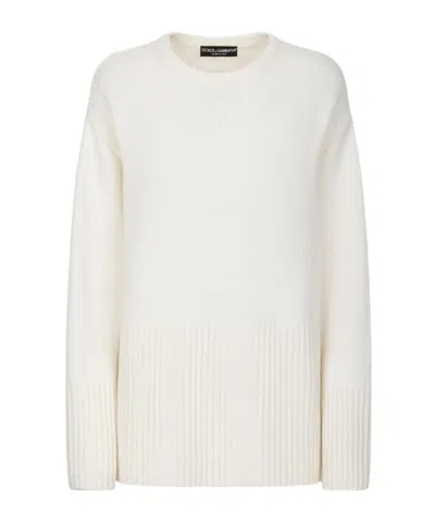 DOLCE & GABBANA DOLCE  GABBANA RIBBED CREW NECK SWEATER