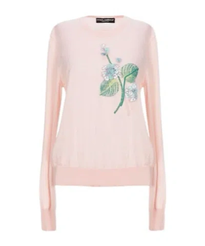 Dolce & Gabbana Cashmere Jumpers In Pink
