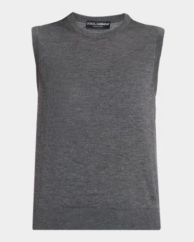 DOLCE & GABBANA CASHMERE KNIT TANK TOP