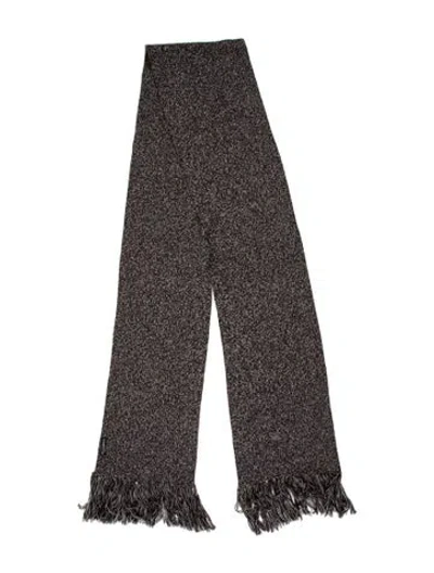 Pre-owned Dolce & Gabbana Cashmere Printed Scarf Printed Scarf In Brown