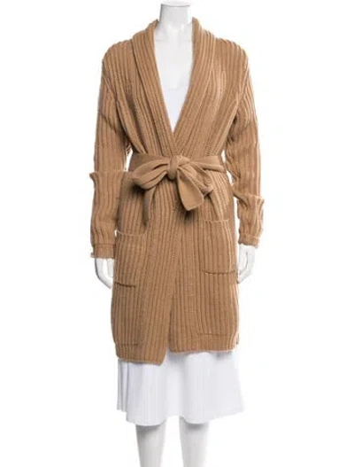 Pre-owned Dolce & Gabbana Cashmere Robe In Neutrals