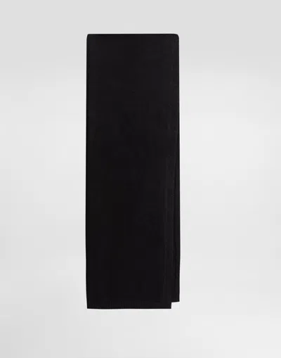 Dolce & Gabbana Cashmere Scarf In Brown