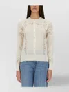 Dolce & Gabbana Cashmere And Silk Cardigan With Lace Inlay