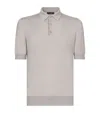 DOLCE & GABBANA CASHMERE-SILK POLO SHIRT