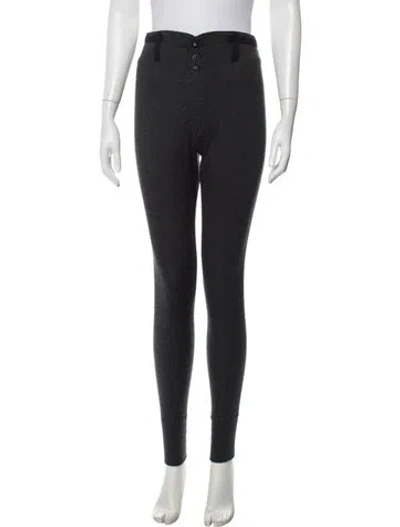 Pre-owned Dolce & Gabbana Cashmere Skinny Leg Pants In Grey