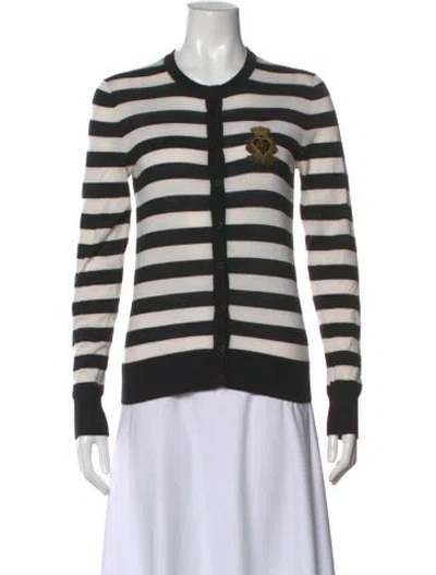 Pre-owned Dolce & Gabbana Cashmere Striped Sweater