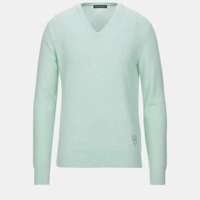 Pre-owned Dolce & Gabbana Cashmere Jumpers M In Green