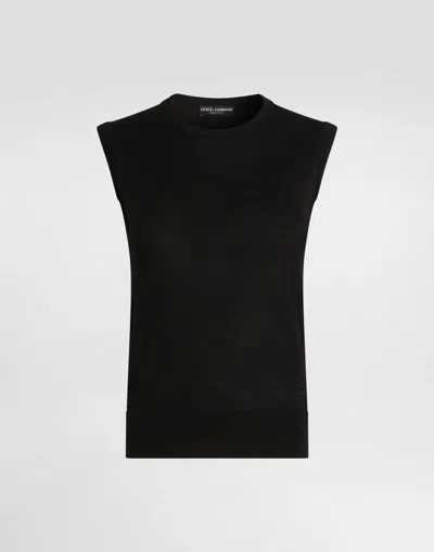 Dolce & Gabbana Cashmere Top In Black
