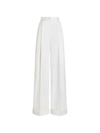 Dolce & Gabbana Cashmere Trousers In White