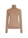 Dolce & Gabbana Cashmere Turtleneck Pullover In Brown