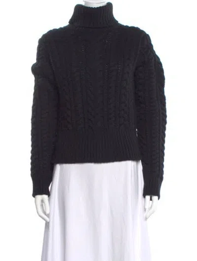 Pre-owned Dolce & Gabbana Cashmere Turtleneck Sweater In Black